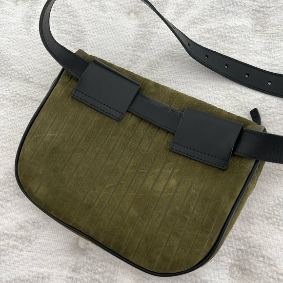 Clare V Olive Green Suede Fanny Pack - Picture 7 of 10